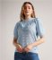 Ted Baker Top Bernise Frill Detailed Knit Top Mid Blue