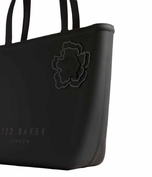 Ted Baker Shopper Jelliez Flower Large Silicone Tote Black