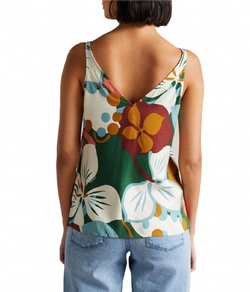 Ted Baker Top Nethy Double Layer Effect Cami Green