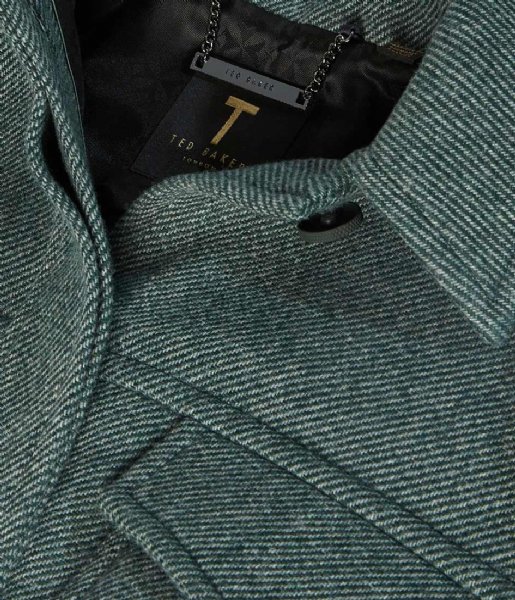 Ted Baker jacket Emerii Oversized belted jacket Dark Green