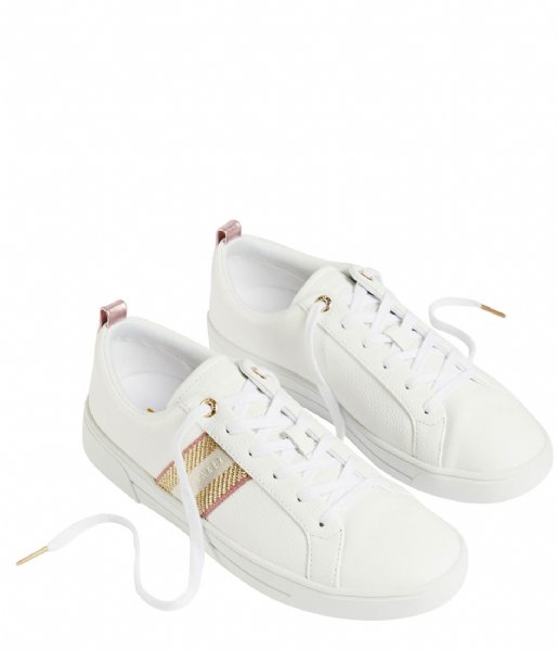 Ted Baker Sneaker Baily Webbing Cupsole Trainer White