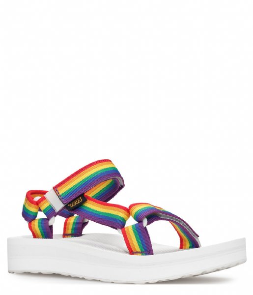 Teva Sandal W Midform Universal Rainbow/White