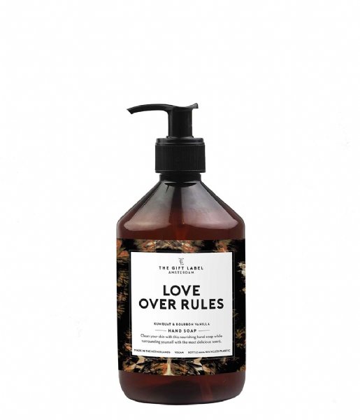 The Gift Label Care product Hand soap 500ml Love Over Rules Love Over Rules