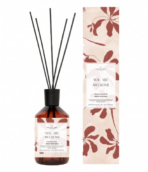 The Gift Label Interior Perfume Reed Diffuser You Are Awesome You Are Awesome