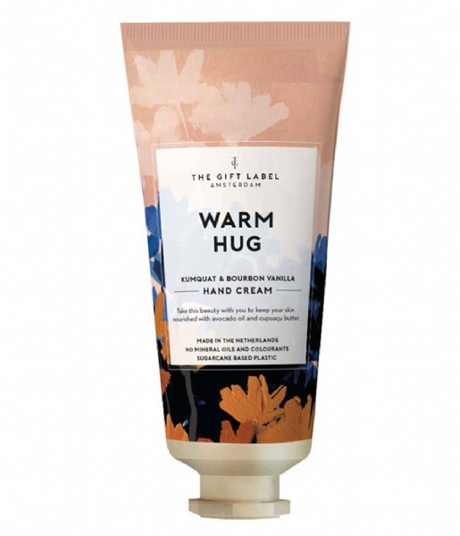 The Gift Label Care product Hand cream tube Warm Hug Wam Hug