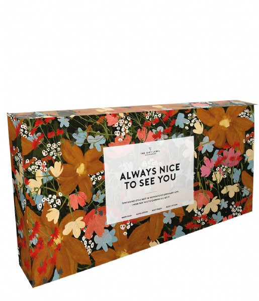 The Gift Label Care product Luxe hand & body care giftset Always nice to see you Kumquat & Bourbon Vanilla / Mandarin Musk