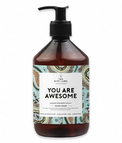 The Gift Label Care product Hand soap 500ml You are awesome Sugar and Sunshine