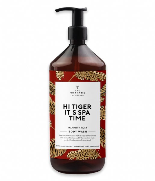 The Gift Label Care product Body wash Mandarin musk Hi tiger it's spa time Mandarin Musk