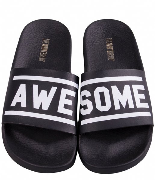 The White Brand Flip flop Awesome 3D black