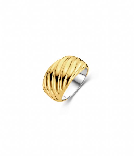 TI SENTO - Milano Ring 925 Sterling Zilveren Ring 12238 Silver yellow gold plated (12238SY)