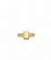TI SENTO - Milano Ring 925 Sterling Zilveren Ring 12240 Zirconia white yellow gold plated (12240ZY)
