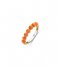 TI SENTO - Milano Ring Silver Gold Plated Ring 12284OR Orange