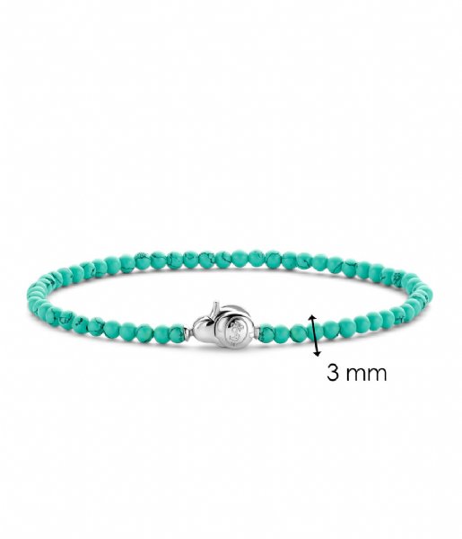 TI SENTO - Milano Bracelet 925 Sterling Zilveren Armband 2965 Turquoise (TQ)