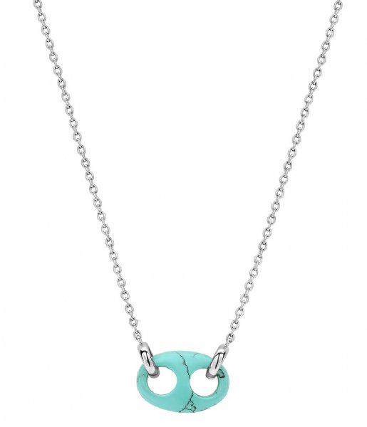 TI SENTO - Milano Necklace 925 Sterling Zilveren Ketting 3987 Turquoise (TQ)