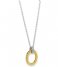 TI SENTO - Milano Necklace Zilver Gold Plated Kettingen 3999ZY Zilver Gold Plated