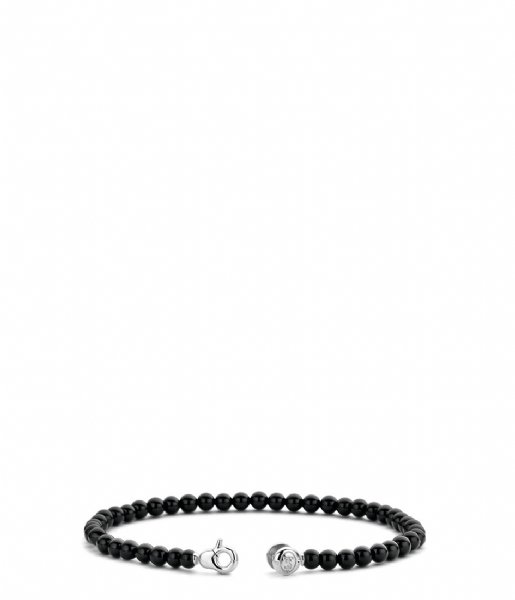 TI SENTO - Milano Bracelet 925 Sterling Zilver Bracelet 2908 Black Onyx (2908BO)