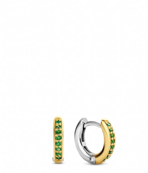 TI SENTO - Milano Earring 925 Sterling Zilver Earrings 7811 Emerald (7811EM)