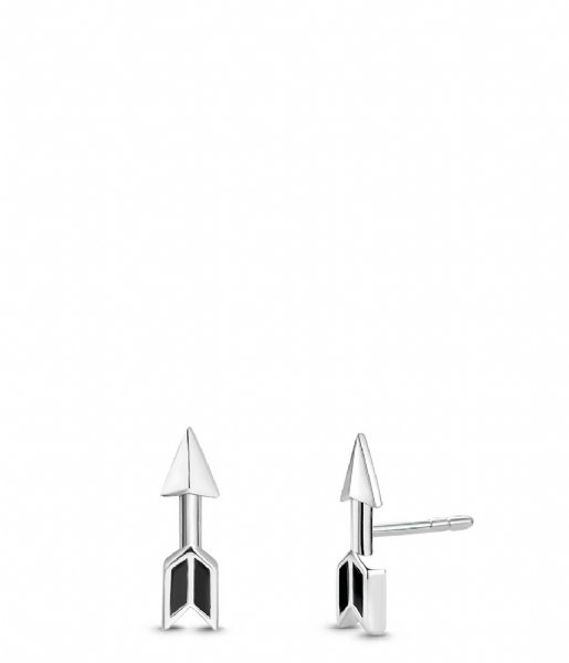 TI SENTO - Milano Earring 925 Sterling Zilver Earrings 7820 Black Onyx (7820BO)