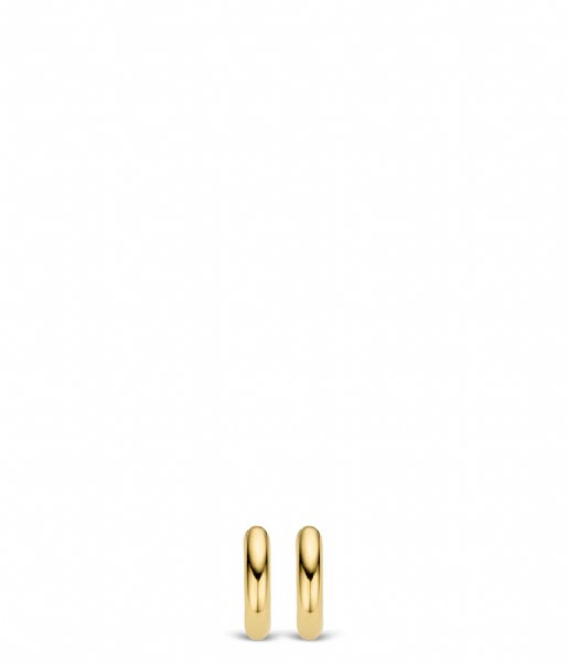 TI SENTO - Milano Earring 925 Sterling Zilveren Oorbellen 7210 Zilver geelgoud verguld (7210YS)