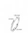 TI SENTO - Milano Ring 925 Sterling silver Ring 12133 white (12133ZI)