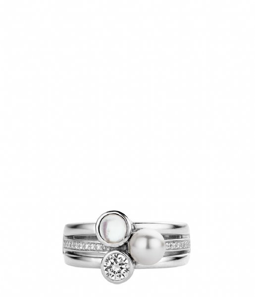 TI SENTO - Milano Ring 925 Sterling silver Ring 12137 white parel (12137PW)