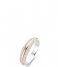 TI SENTO - Milano Ring 925 Sterling silver Ring 12144 wit met rosé verguld (12144ZR)