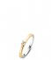 TI SENTO - Milano Ring 925 Sterling silver Ring 1871 wit met geel verguld (1871ZY)