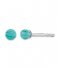 TI SENTO - Milano Earring 925 Sterling Zilveren Earrings 7841 Turquoise (7841TQ)