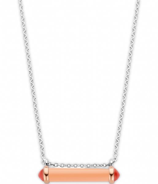 TI SENTO - Milano Necklace 925 Sterling Zilveren Necklace 3963 Coral Pink (3963CP)