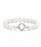 TI SENTO - Milano Bracelet 925 Sterling Zilveren Armband 2865 Wit parel (2865PW)