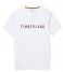 Timberland T shirt Short Sleeve Block Branded Tee White