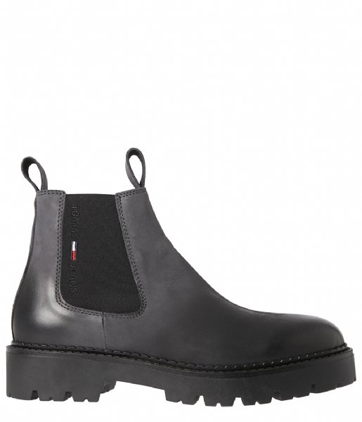 Tommy Hilfiger Chelsea boots Brushed Chunky Chels Dark Ash Black (0IO)