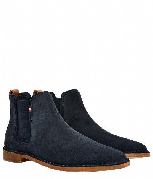 Tommy Hilfiger Chelsea boots Stitchdown Suede Chelsea Boot Desert Sky (DW5)