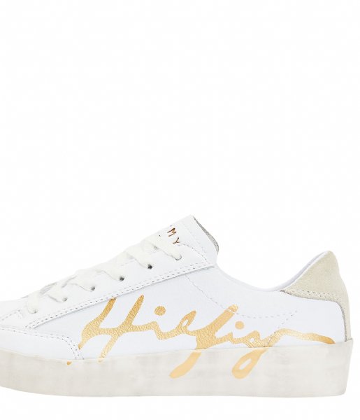 Tommy Hilfiger Sneaker Th Signature Leather White (YBR)