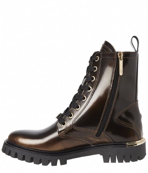 Tommy Hilfiger Lace-up boot Polished Leather Lac Gold (0LL)