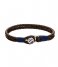 Tommy Hilfiger Bracelet Button Leather Bracelet Bruin (TJ2790196S)
