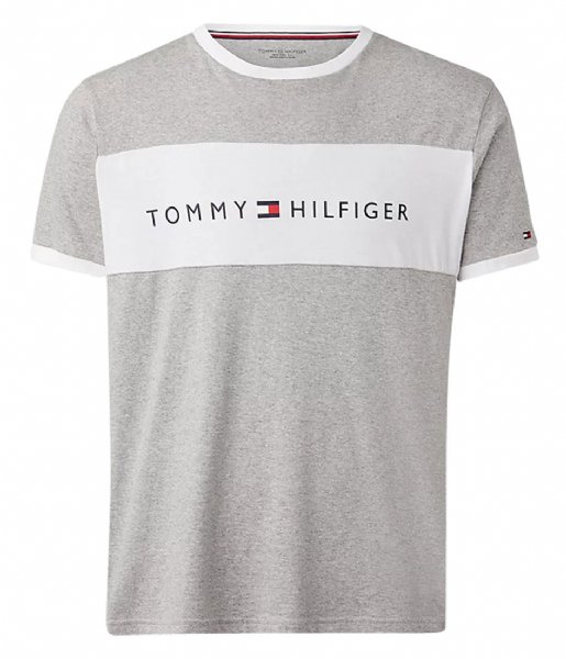 Tommy Hilfiger Flag Logo T-shirt - Grey Heather