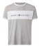 Tommy Hilfiger T shirt CN SS Tee Logo Flag Grey heather (004)