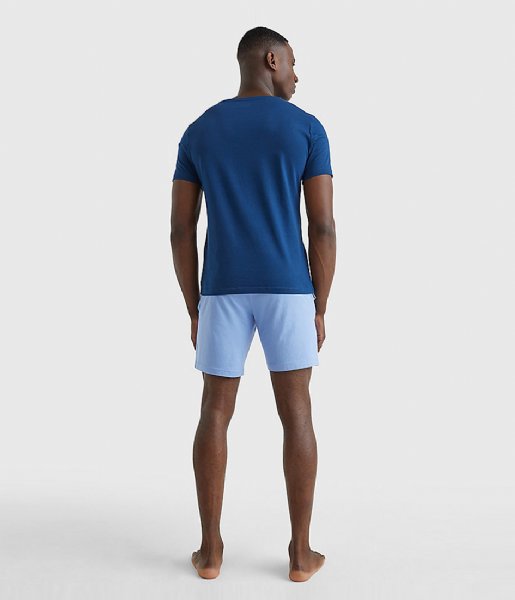 Tommy Hilfiger Nightwear & Loungewear CN SS Short Jersey Set Twilight Indigo Peri Blue (0YZ)