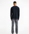 Tommy Hilfiger Nightwear & Loungewear Long Sleeve Pant Flannel Tee Des Sky Pin Buffalo Plaid Flannel (0YX)