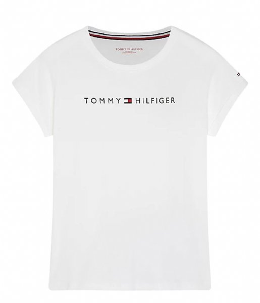 Tommy Hilfiger Nightwear & Loungewear Rn Tee Ss Logo White (100)