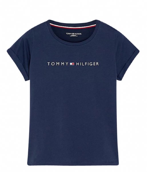 Tommy Hilfiger Nightwear & Loungewear Rn Tee Ss Logo Navy Blazer (416)