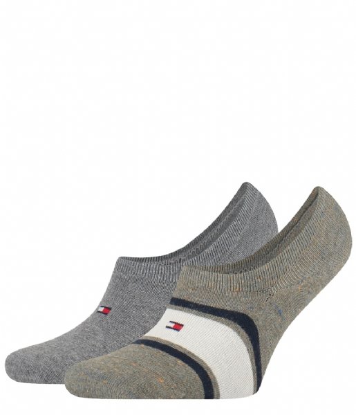 Tommy Hilfiger Mens Th Footie Invisble 2p Socks 