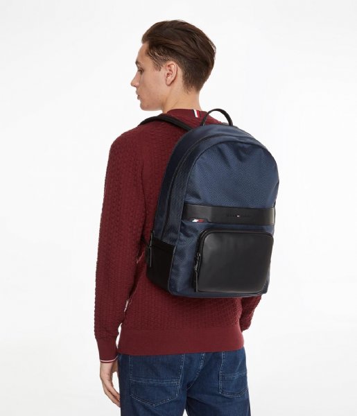 Tommy Hilfiger Everday backpack Th Horizon Backpack Space Blue (DW6)