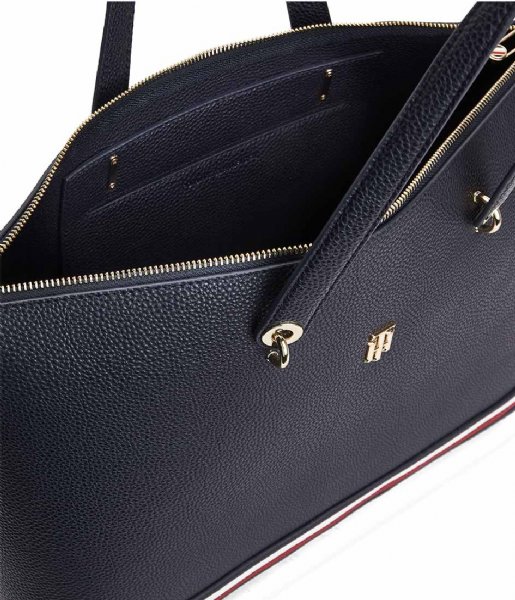 Tommy Hilfiger Shopper Element Tote Corp Navy Corporate (0GY)