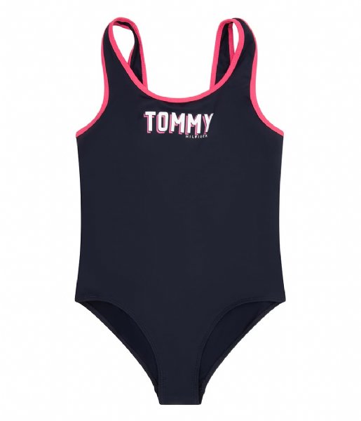 Tommy Hilfiger Swimsuit Girls One Piece Desert Sky (DW5)