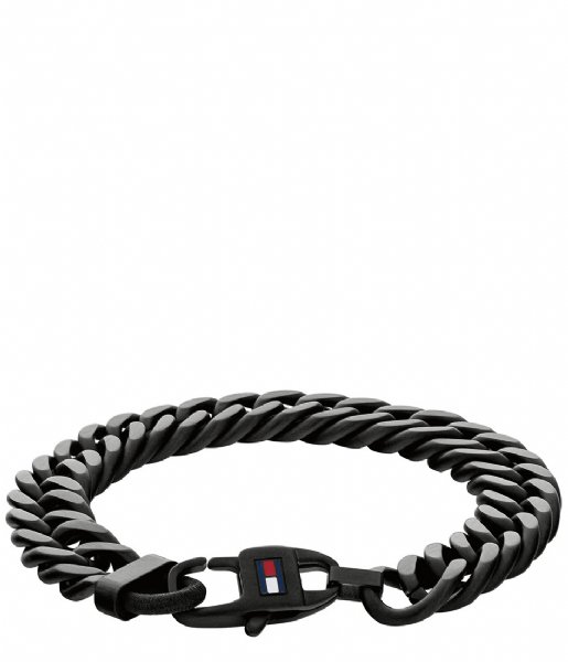 Tommy Hilfiger Bracelet Metal Large Wire Bracelet Black (TJ2790203)