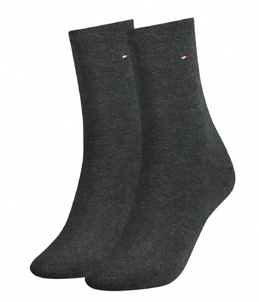Tommy Hilfiger Sock Sock Casual 2-Pack Anthracite Melange (30)