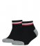 Tommy Hilfiger Sock Kids Iconic Sports Quarter 2P 2-Pack Black (200)