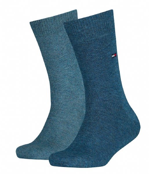 Tommy Hilfiger Sock Kids Sock Basic 2P 2-Pack Jeans (356)